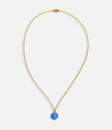 Liliflo_Austauschbare Schmuckstücke Swiss made_Halskette Milonga in Farbe Gelbgold_Murano Glas_Neptun