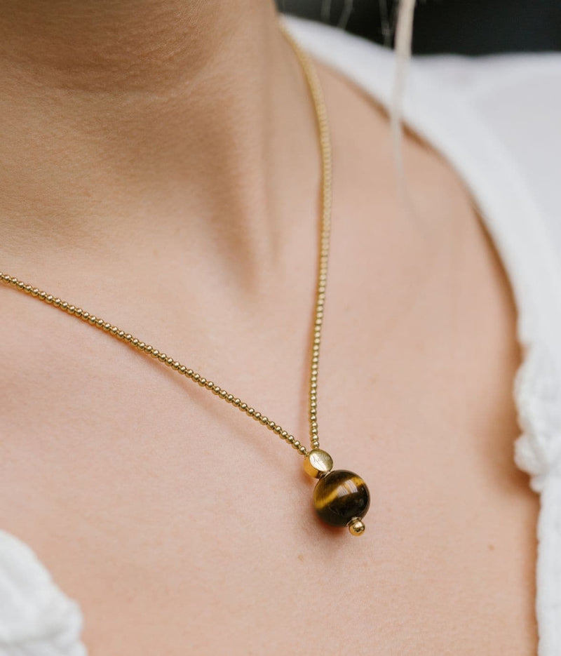 Collier Milonga - Tigerauge