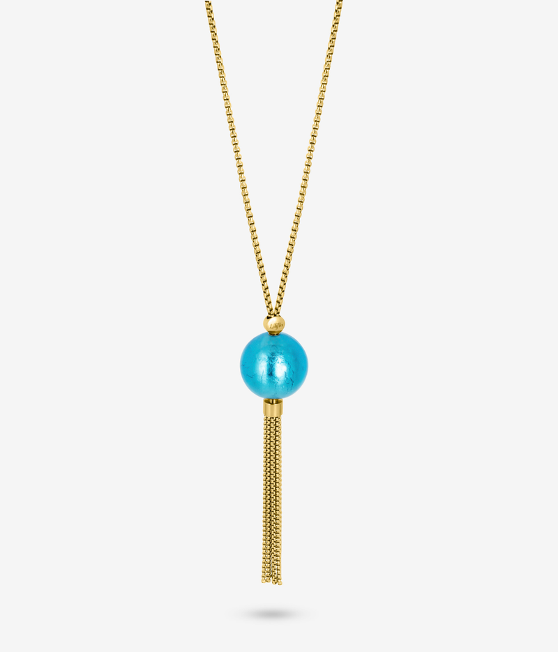 Halskette - Murano Aqua