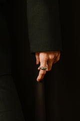 Bague Twist - Murano Pourpre Light