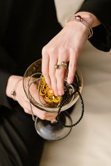 Bague Twist - Murano Tahiti