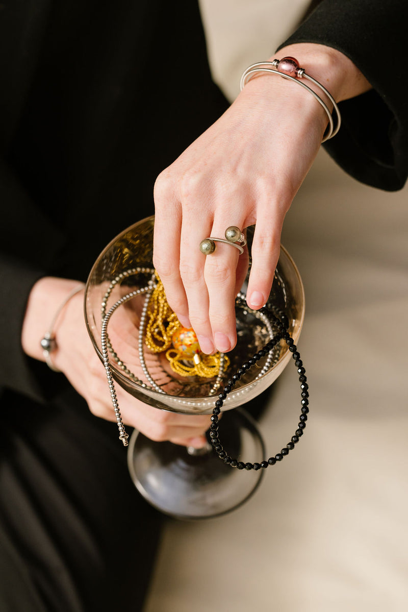 Bague Twist - Murano Tahiti