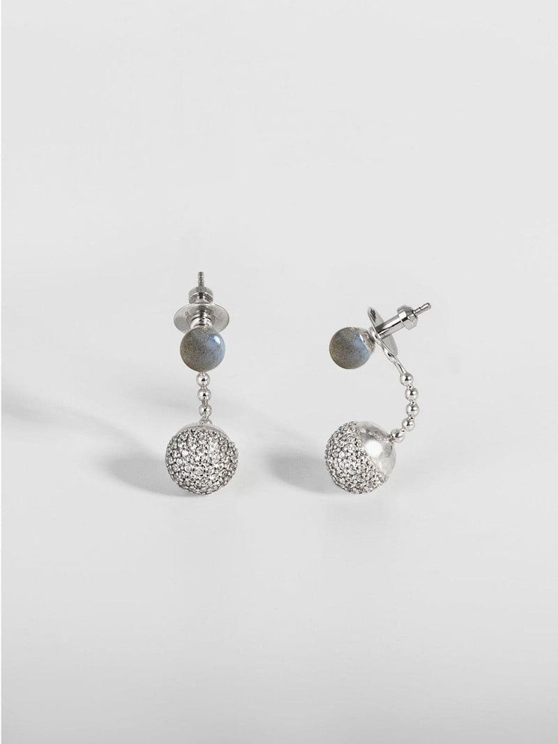Boucles d'oreilles Karine - Labradorite