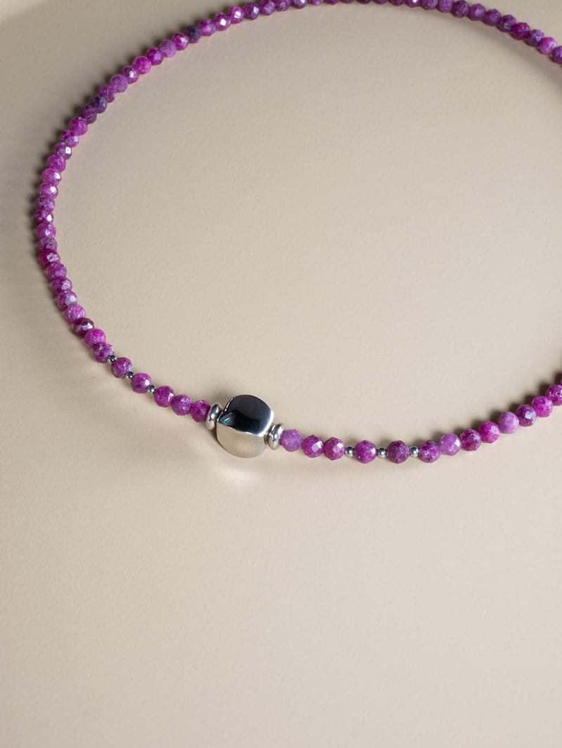 Collier Limbo - Rubis - Lien Illusion