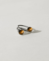 Bague femme Twist Swiss made avec une pierre Oeil du Tigre