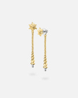 Liliflo - Boucles d'oreilles interchangeable Swiss made - Collection Edelweiss Melanie Oesch - Boucles d'oreilles couleur acier doré