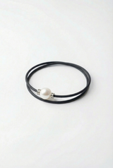 Armband Noir Absolu – Klassisch – Zierverschluss Perle Cumingii weiss
