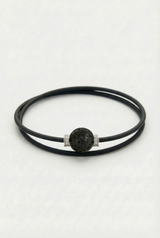 Bracelet Noir Absolu - Diamants - Lien Lave