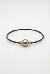 Armband Noir Absolu - Klassisch - Zierverschluss Tahiti-Perle