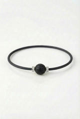 Bracelet Noir Absolu - Diamants - Lien Lave
