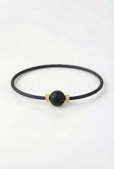 Bracelet Noir Absolu - Diamants - Lien Lave