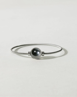 Liliflo_Bijoux femme interchangeable Swiss made_Bracelet simple tour femme en spiral avec une pierre semi-précieuse Hématite