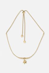 Collier interchangeable Swiss made - Collection Edelweiss Melanie Oesch - Collier couleur acier doré avec perles de culture et Lien Edelweiss