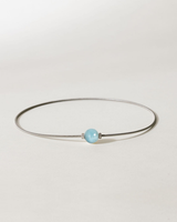 Collier Twist - Aigue-marine