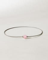 Collier Twist - Quartz rose