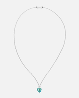 Collier Milonga - Coeur Murano lagune