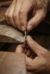 Bague Evidence demi-sertie