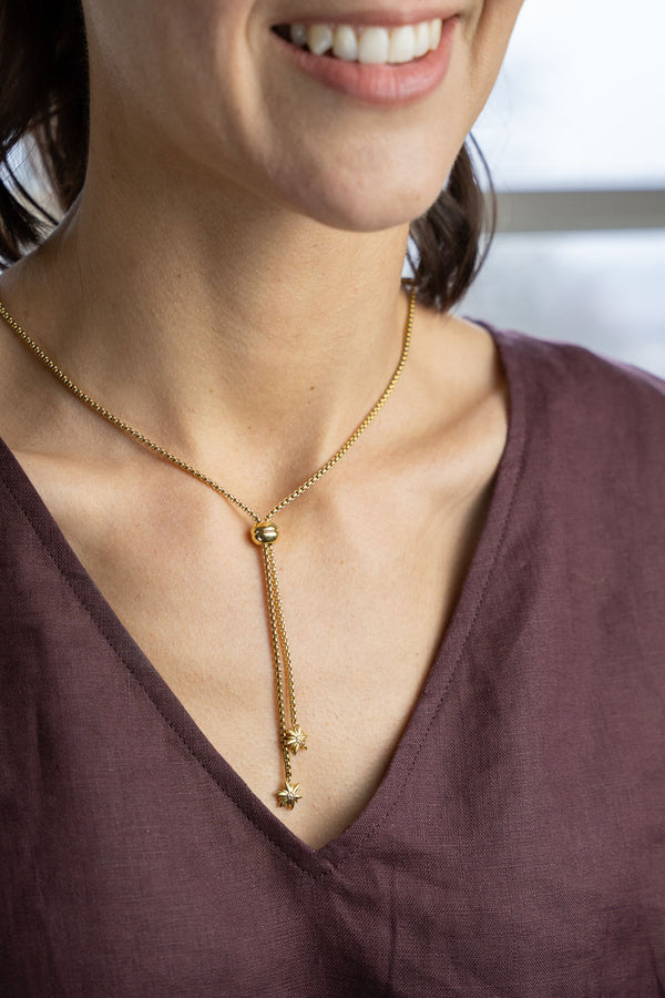 Collier interchangeable Swiss made - Collection Edelweiss Melanie Oesch - Collier couleur acier doré