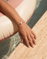 Bracelet Tango - Murano Cube Blanc