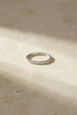 Bague Evidence demi-sertie