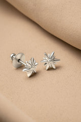 Liliflo - Clous d'oreilles interchangeable Swiss made - Collection Edelweiss Melanie Oesch - Couleur acier
