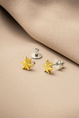 Liliflo - Clous d'oreilles interchangeable Swiss made - Collection Edelweiss Melanie Oesch - Couleur acier doré
