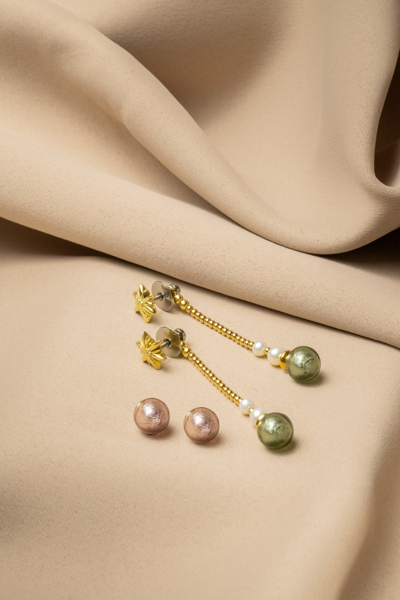 Boucles d'oreilles Edelweiss