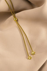 Collier interchangeable Swiss made - Collection Edelweiss Melanie Oesch - Collier couleur acier doré