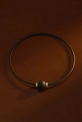 Collier Noir Absolu - Diamants - Lien Lave