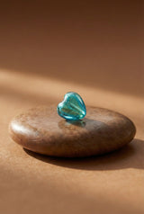 Décor interchangeable - Coeur Murano lagune