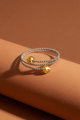 Bracelet Tango - Coeur Murano or