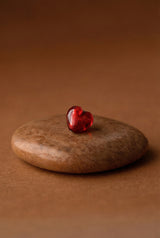 Décor interchangeable - Coeur Murano rouge