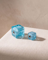 Murano Cube Bleu ciel