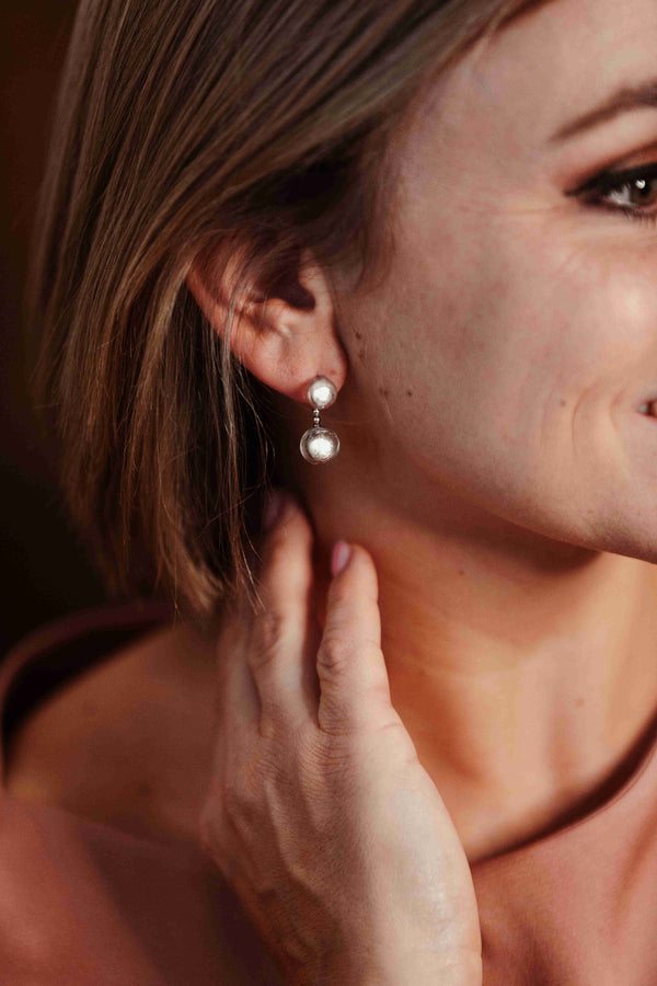 Boucles d'oreilles Karine - Murano Cristal