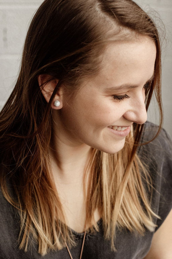 Boucles d'oreilles Anaïs - Howlite